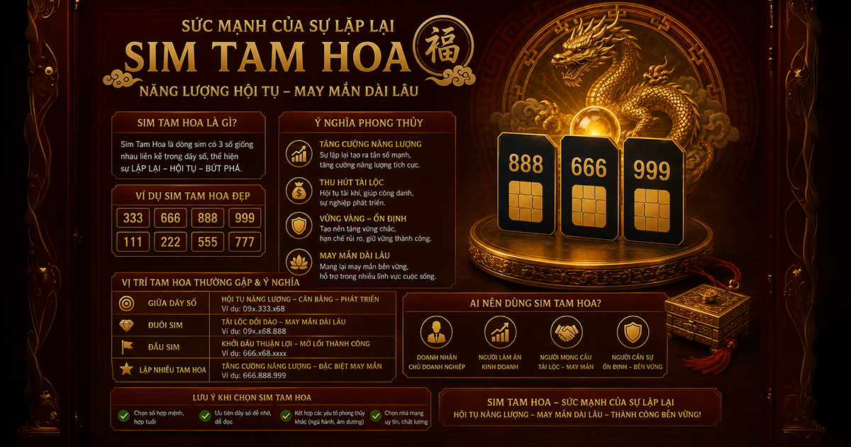 Sim tam hoa — sức mạnh của sự lặp lại